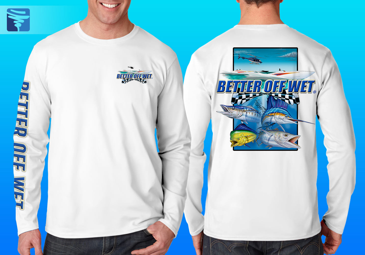 Fish Race Performance Shirt - Better Off Wet Water Lifestyle